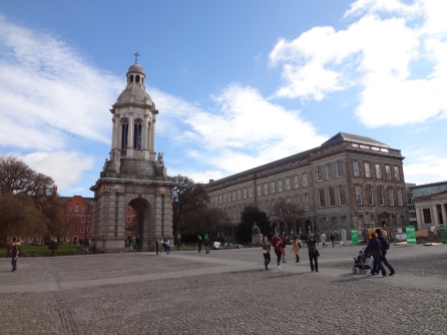 Praça central do Trinity College